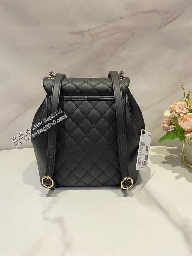 Chanel專櫃新款鏈條女包 香奈兒山羊皮21P超火爆duma背包 djc5816